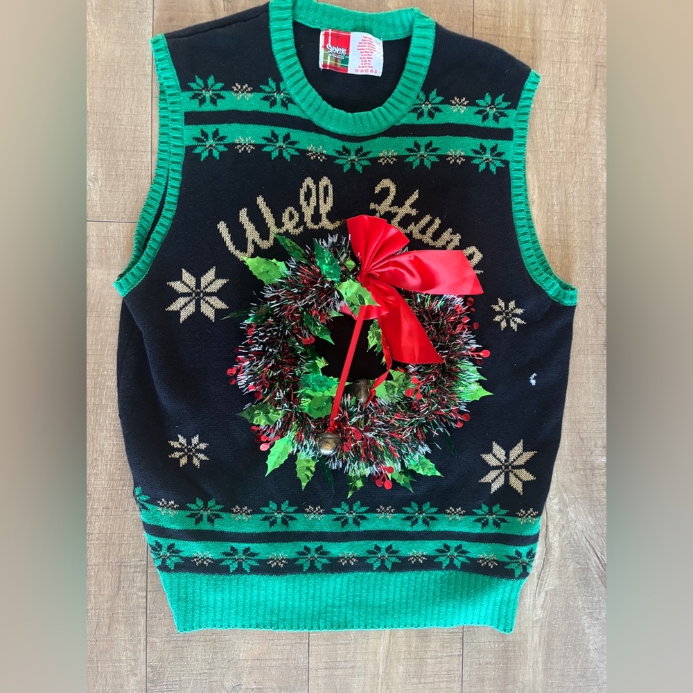 Spencer's ‘Well Hung’ Light Up Naughty Christmas Sweater Vest